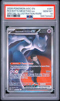 2023 Team Rocket's Mewtwo EX (special Illustration Rare) [ascended Heroes] PSA 10 Gem Mint