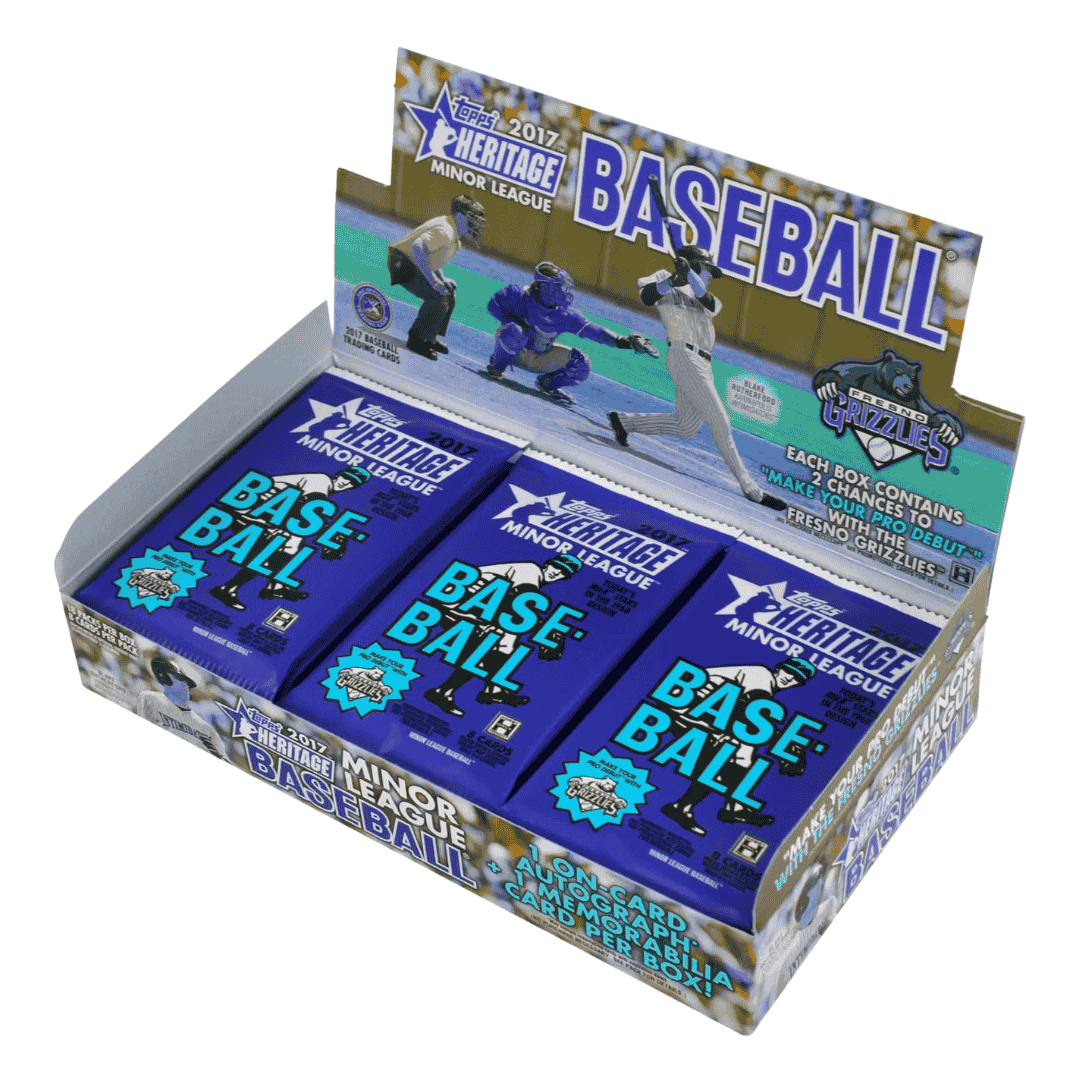 2017 Topps Heritage Minor League Baseball Hobby Box