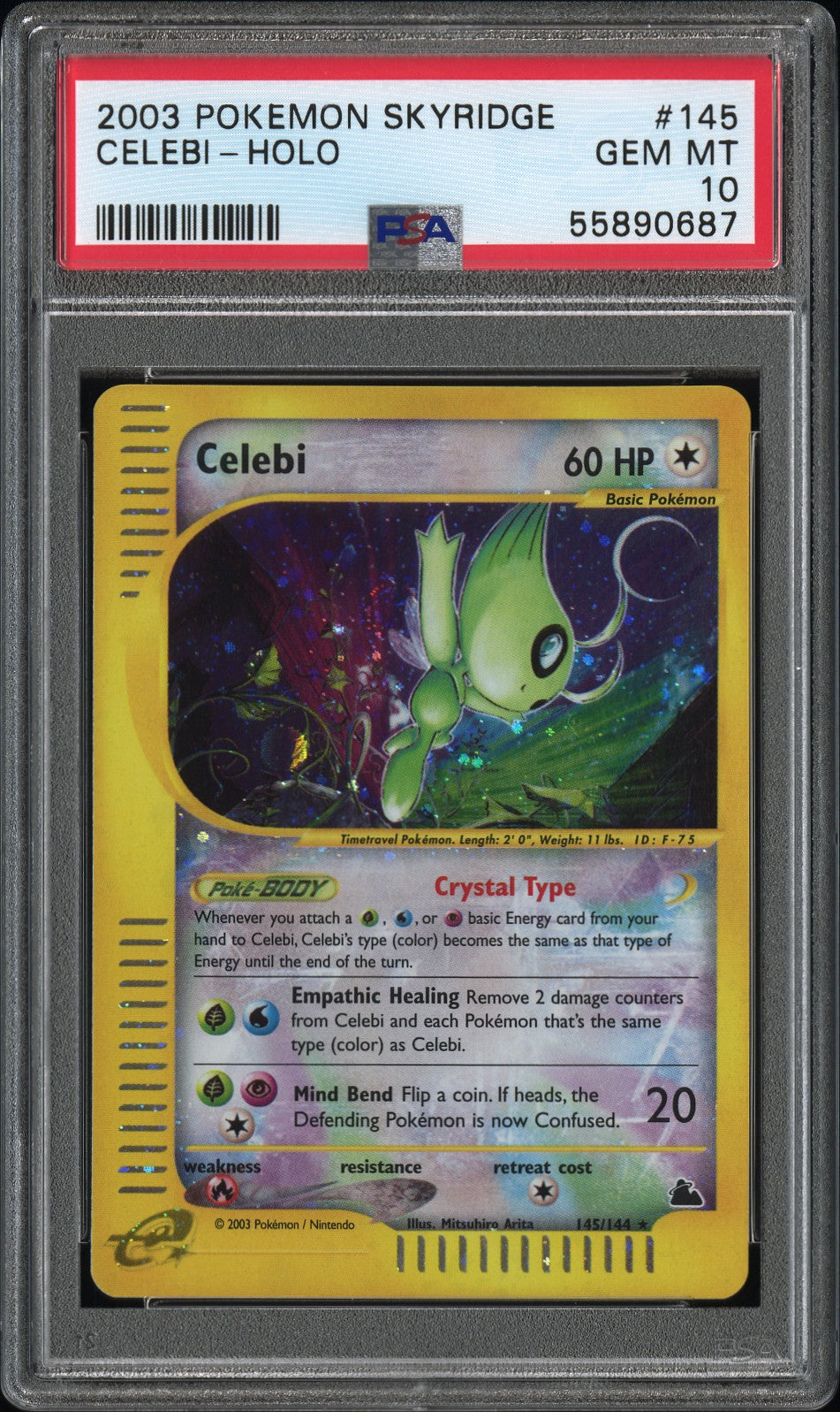 2023 Crystal Celebi (holo) [skyridge] PSA 10 Gem Mint