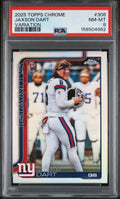 2025 Jaxson Dart RC 2025 Topps Chrome Variation Rookie #306 PSA 8 Near Mint-Mint