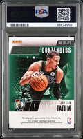 2018 Jayson Tatum 2018-19 Panini Contenders Sophomore Contenders Auto SP 9/99 PSA 8.5 Near Mint-Mint+