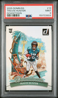 2025 Travis Hunter RC 2025 Donruss Downtown! Rookie SSP #13 PSA 9 Mint