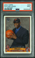2003 Dwyane Wade RC 2003-04 Topps 1st Edition Rookie #225 PSA 9 Mint