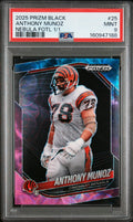 2025 Panini Prizm Black #25 Anthony Munoz Nebula FOTL 1/1 PSA 9 Mint