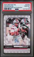 2024 Julian Sayin 2024 Panini Instant NIL College Football Open Edition Autographs #IAOE6 PSA 10 Gem Mint
