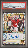 2025 Jeremiah Smith 2025 Panini Score Next Era NIL Autographs Next Era NIL Au-ground Zero 17/25 #nenjsm PSA 9 Mint