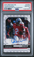 2024 Caleb Downs 2024 Panini Instant NIL College Football Open Edition Autographs #IAOE4 PSA 10 Gem Mint