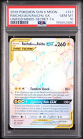 2019 Raichu & Alolan Raichu GX 241/236 - Unified Minds - 2019 Pokemon - PSA 10 Gem Mint