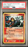 2023 Entei (gold Star) [EX Unseen Forces] PSA 9 Mint