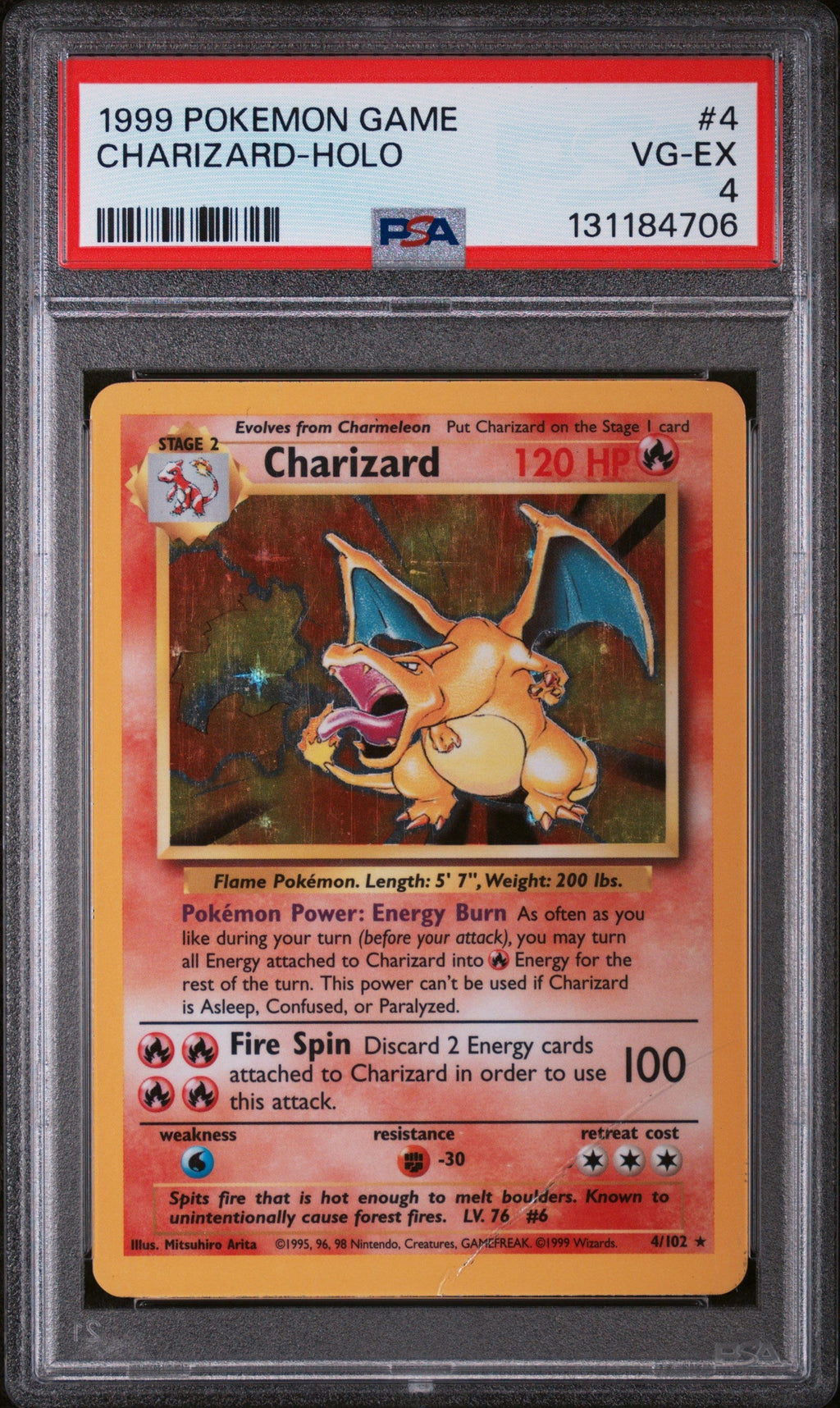 2023 Charizard [base Set] PSA 4