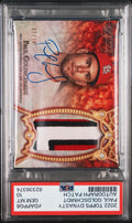 2022 Paul Goldscmidt 2022 Topps Dynasty Game Used Patch Auto SP 2/10 PSA 10 Gem Mint