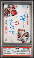 2022 Mark Mcgwire Paul Goldschmidt 2022 Topps Pair Dual Auto SP 25/25 PSA 10 Gem Mint
