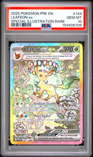 2023 Pkm 210 217/172 Leafeon & Glaceon V. S12a Reverse Sequen PSA 10 Gem Mint